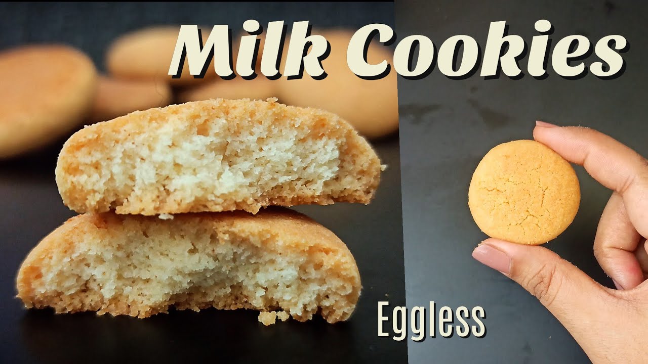 Milk Cookies | Eggless milk cookies | How to make milk cookies | Butter cookies | Ep:71