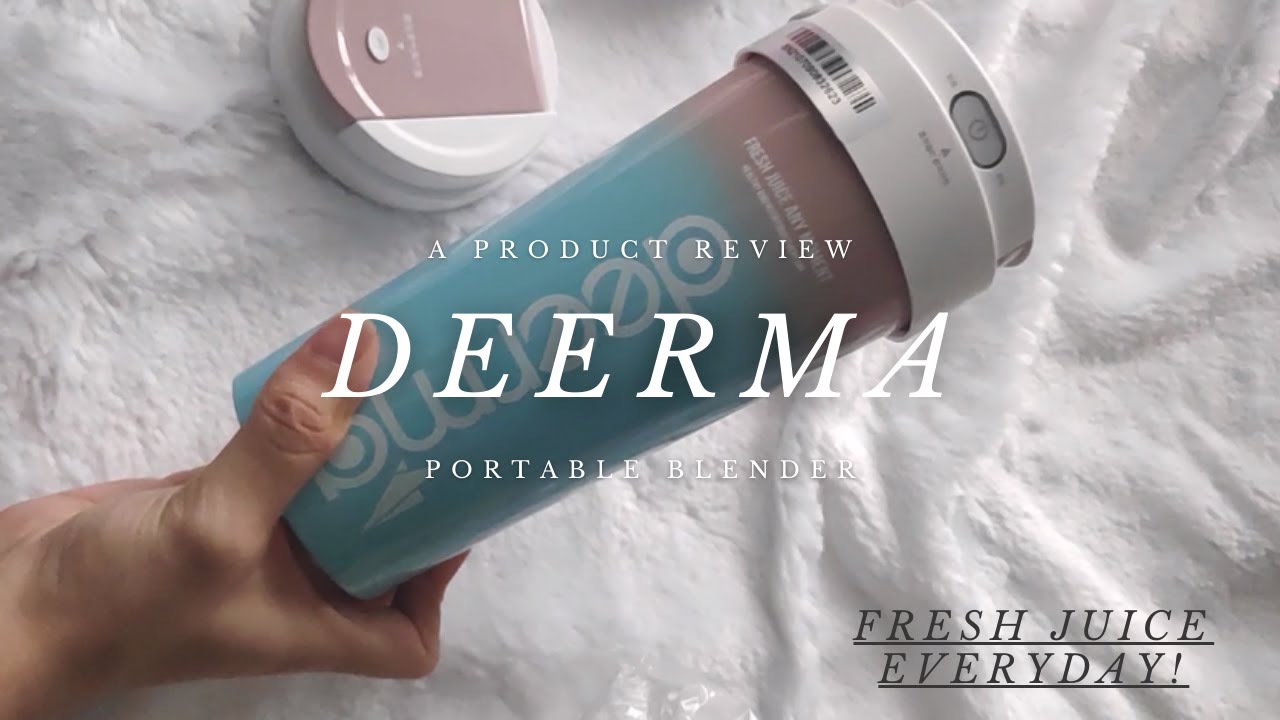 Deerma Portable Cordless Juicer Review | Is It Worth It?!