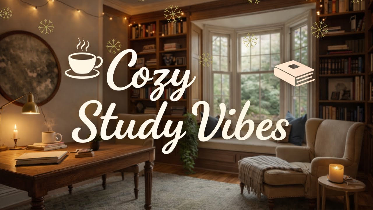 Cozy Study Room Ambience | Relaxing Daytime Vibes | Perfect for Focus & Sleep 🌙