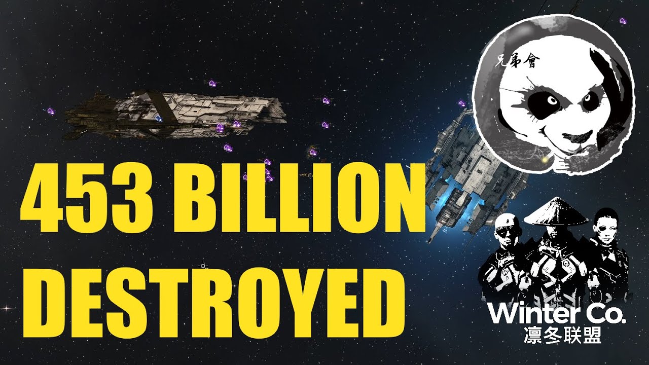 453 BILLION ISK WinterCo vs Snuffed Out Fight - EVE Online