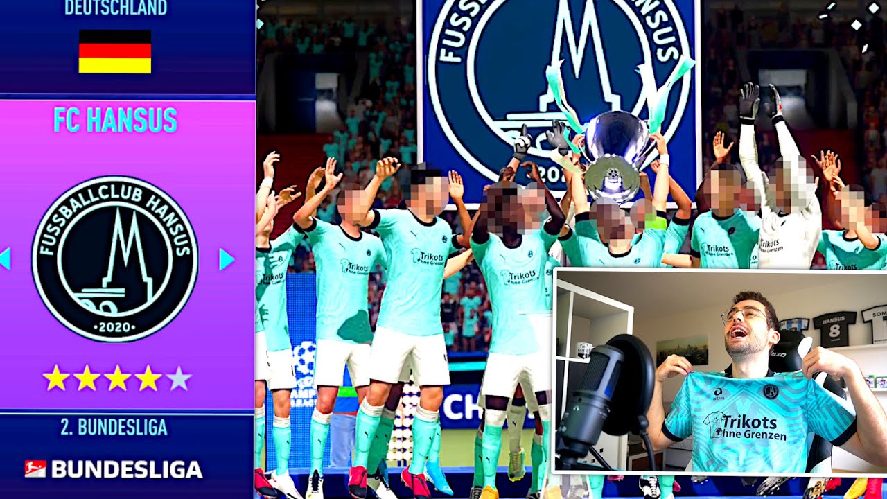 FIFA 21 : ICH ERSTELLE MEINEN EIGENEN VEREIN UND FÜHRE IHN ZUM CL 🏆 !!! 😍 FC Hansus Sprint To Glory