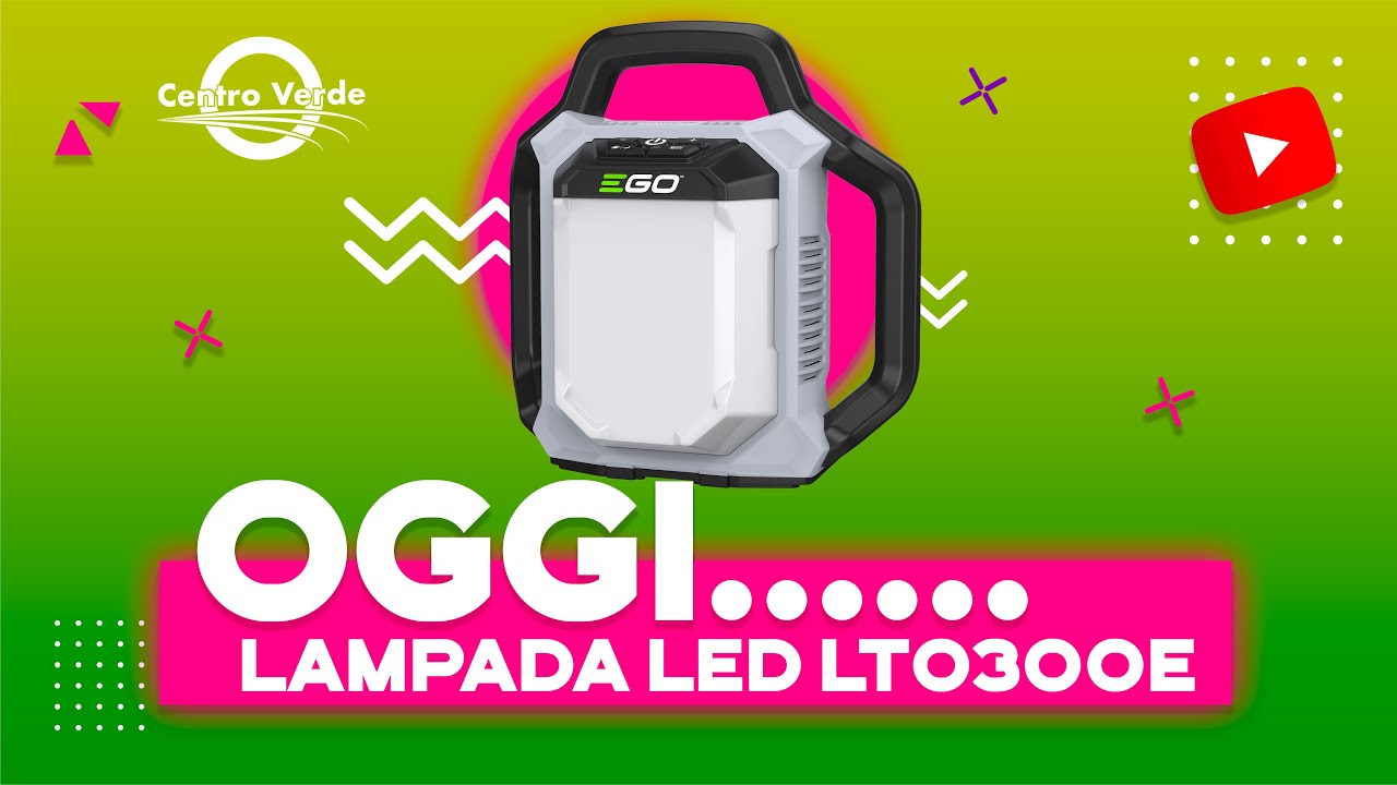 Luce portatile a led 3000 Lumen LT0300E Egopower.
