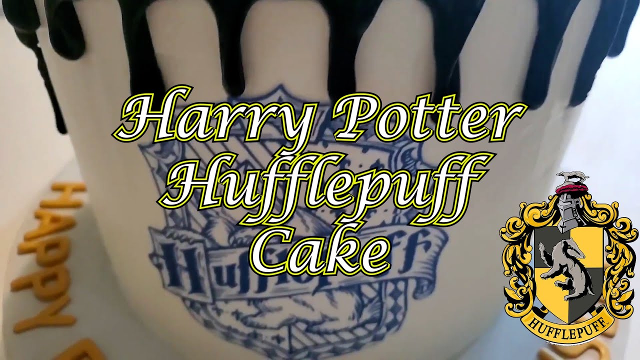Making a Harry Potter Hufflepuff Cake!
