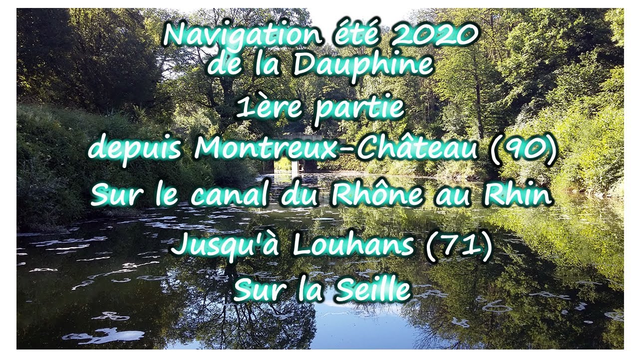Navigation été 2020 de Montreux à Louhans