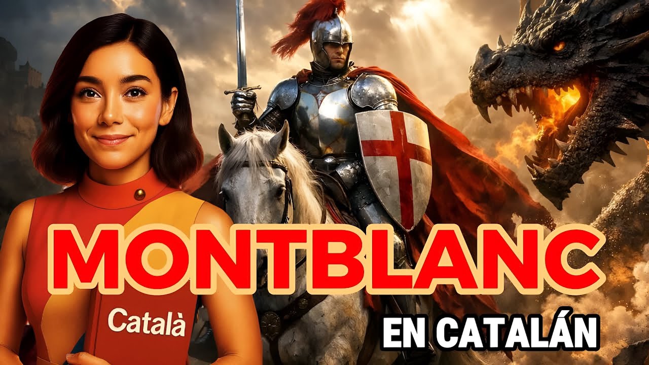MONTBLANC DRAGONES Y ROSAS | La leyenda de Sant Jordi | Subtitulado en español | Aprender Catalán