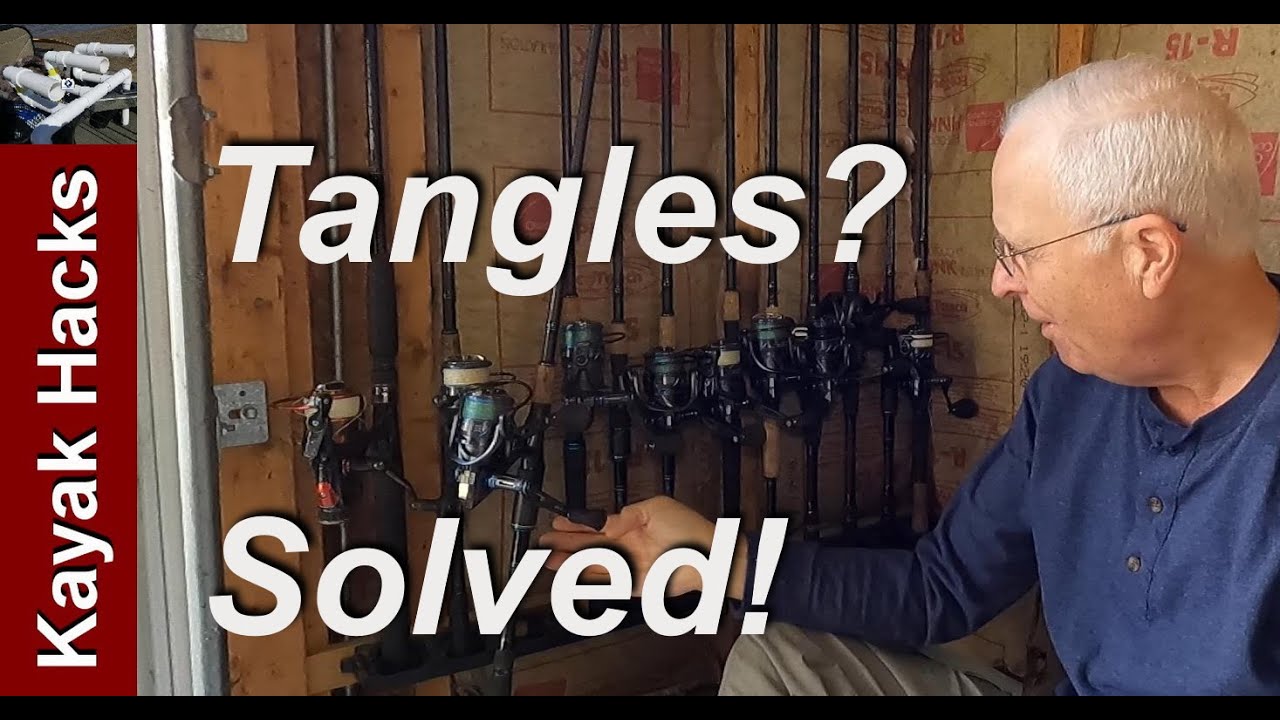 Fishing Rod Rack - Priceless Hack Reduces Tangles!