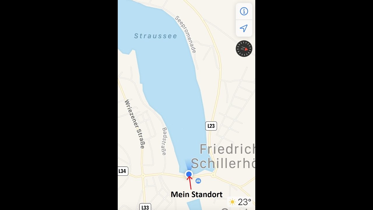 Mein heutiges Video am Straussee bei Strausberg