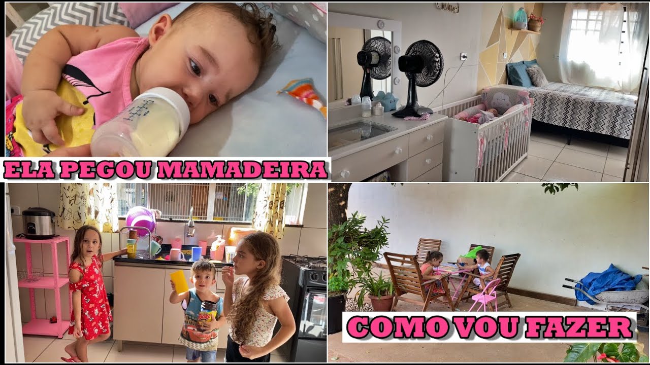 COMO EST&Aacute; SENDO MINHA NOVA ROTINA COM 4 FILHOS + TRABALHANDO FORA