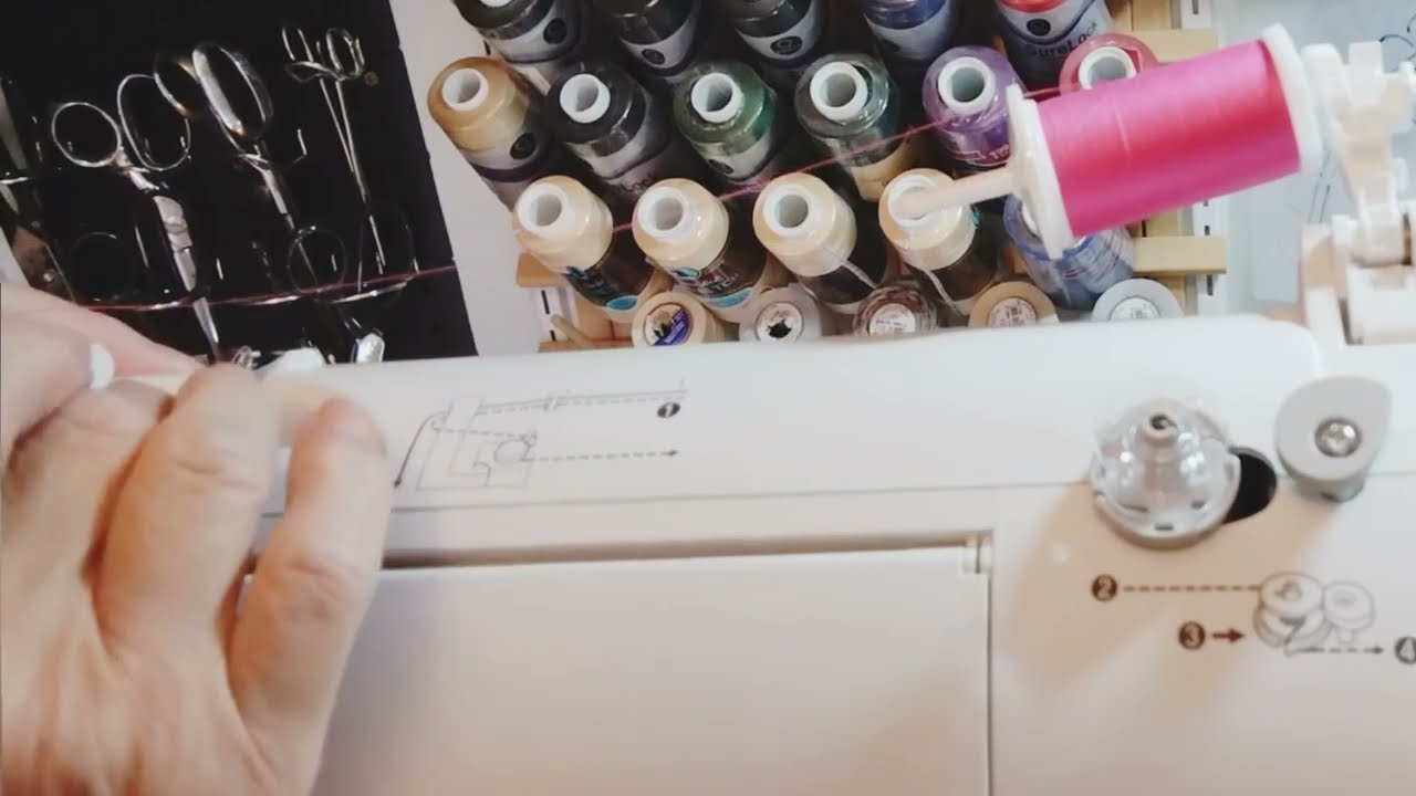 Sewing for beginners: How to wind the bobbin and thread your sewing machine.