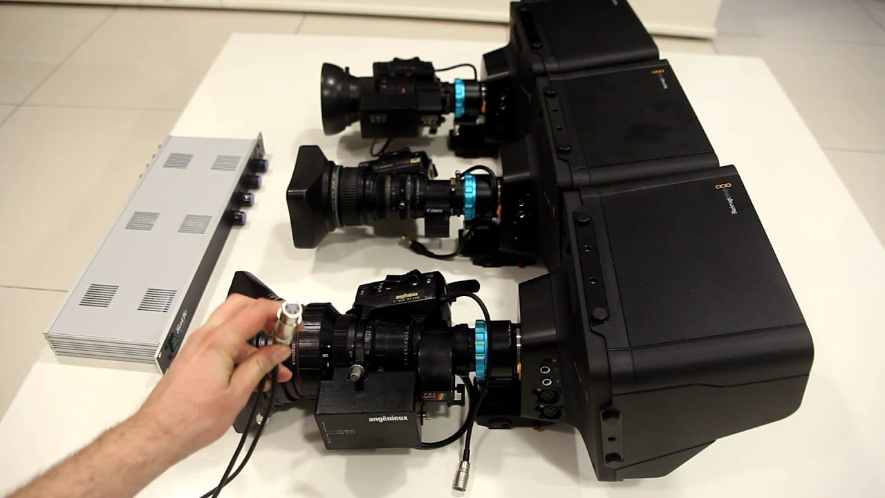 Blackmagic Studio Camera B4 (ENG) Iris control