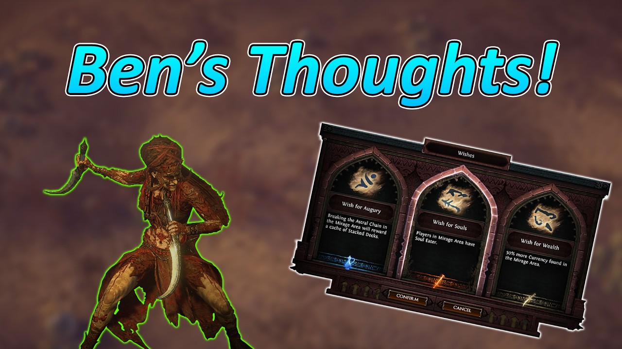 Ben's Reacts To The PoE Mirage Stream!