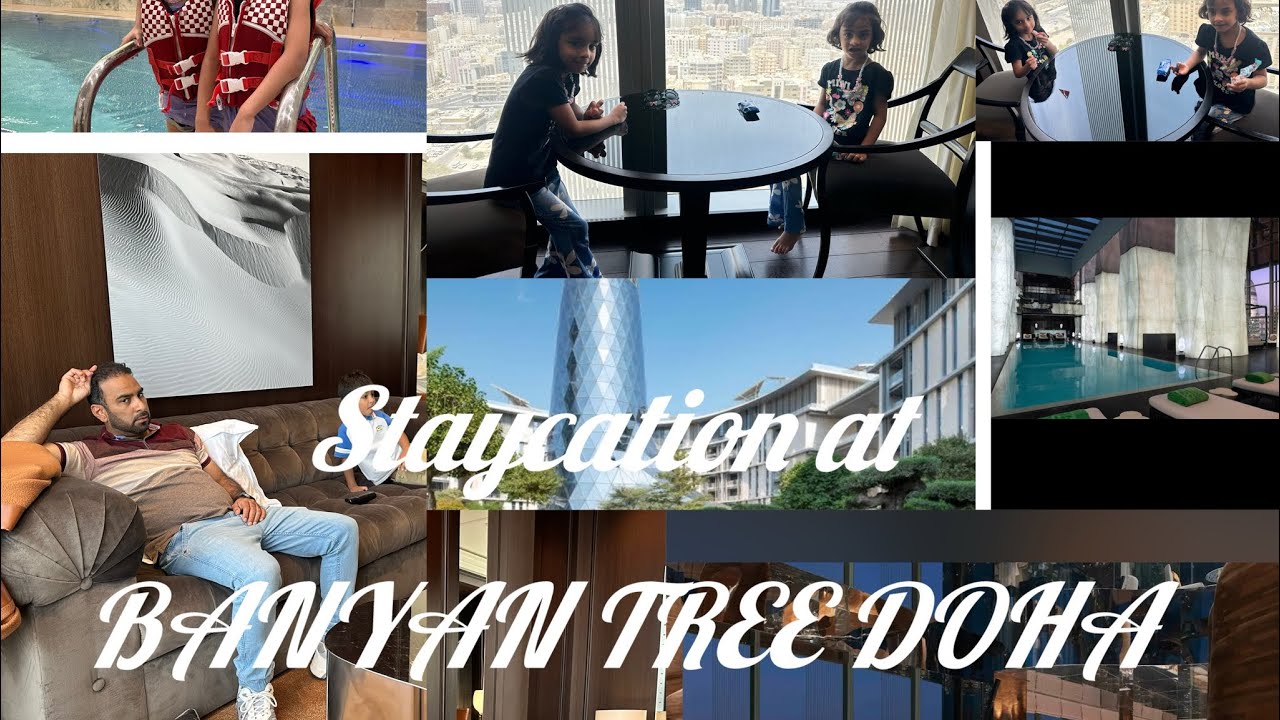 Staycation at BANYAN TREE DOHA .. #summer # fun #doha_city  #travel #staycation #family