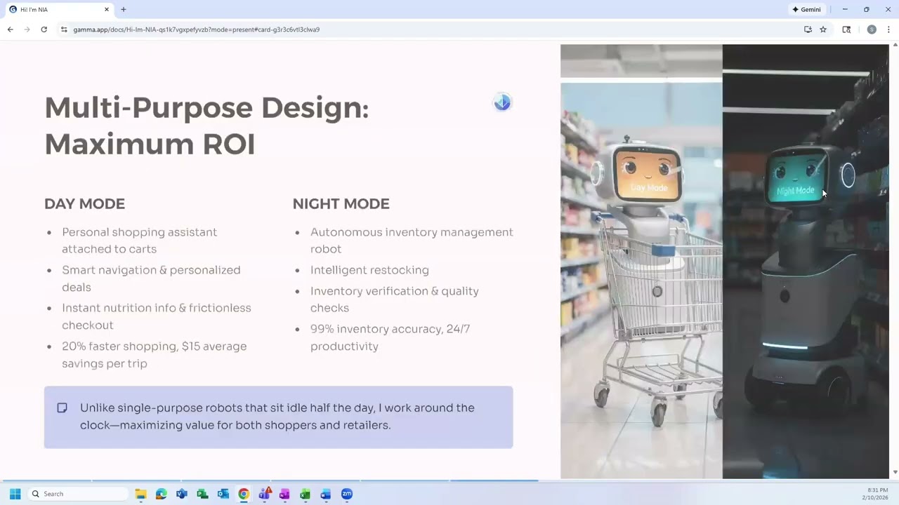 NIA intelligent Humanoid Platform - February 18, 2026