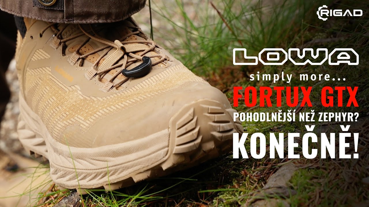 NOVÁ ÉRA? Fortux Gore-Tex® Lowa® Pohodlnější než Zephyr, lehčí a vzdušnější? RIGAD