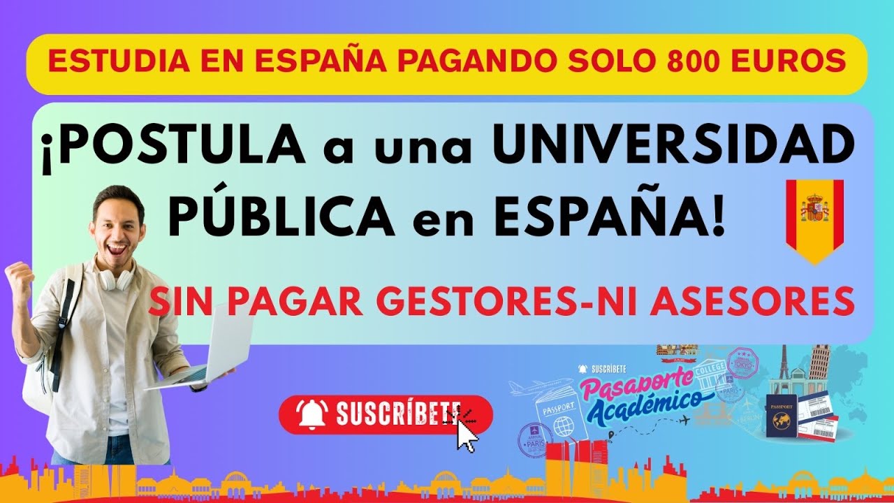 🔥¿800 € por un máster en España? (y sin gestores caros) | Estudiar en España 2026
