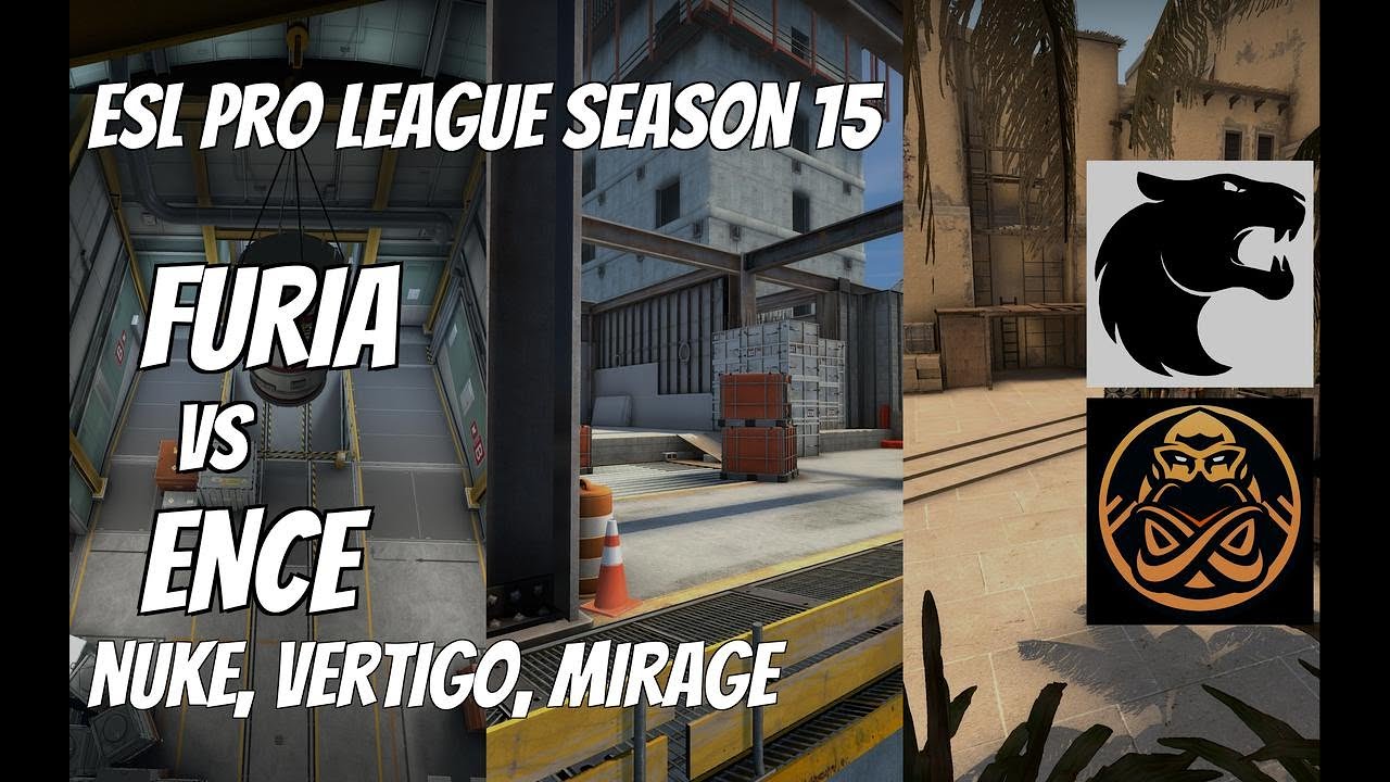 FURIA vs ENCE Highlights /  at ESL Pro League Season 15