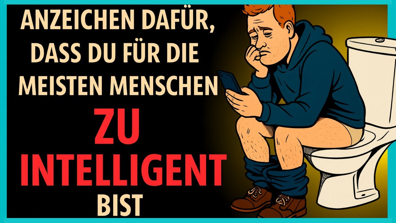 10 Anzeichen dafür, dass du für die meisten Menschen zu intelligent bist