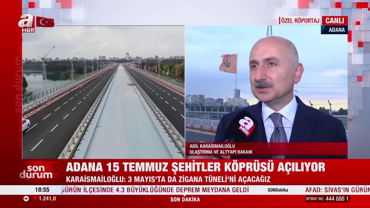 #Canlı | A Haber ile Adana 15 Temmuz Şehitler Köprüsü’ndeyiz. | Adana