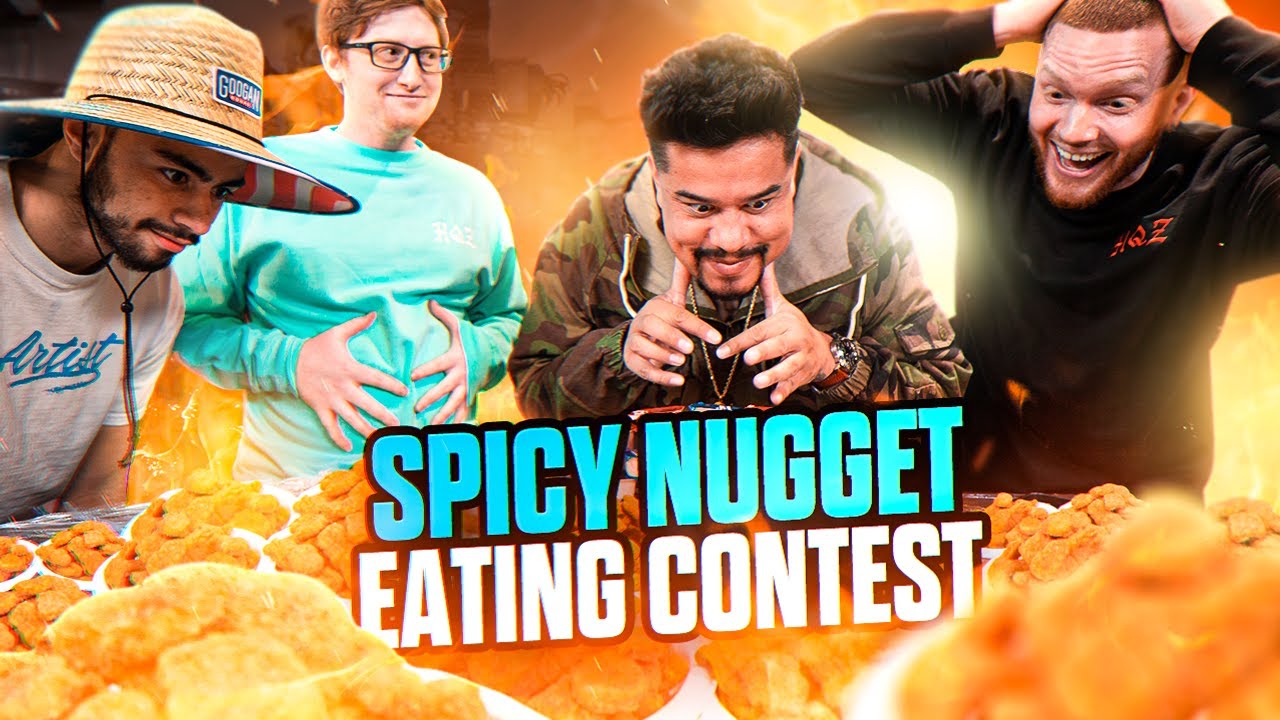HOW FAST CAN OpTic EAT 150 NUGGETS!? 🥵 SPICY NUGGET CONTEST