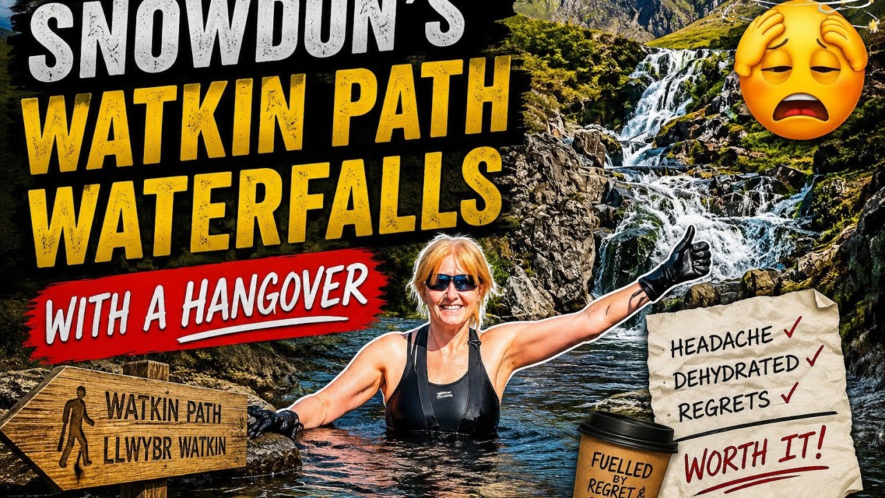 Revive Your Spirit: Wild Swimming at The Watkin Path Waterfalls, Snowdonia (Hangover Edition)
