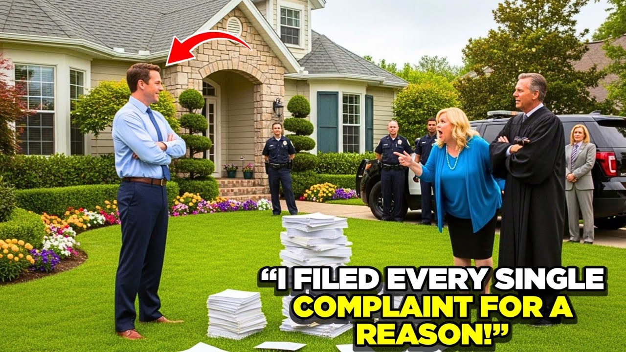 HOA Karen Filed 47 Complaints Against Me — She Went Dead Silent When She Found Out Who the Judge Was