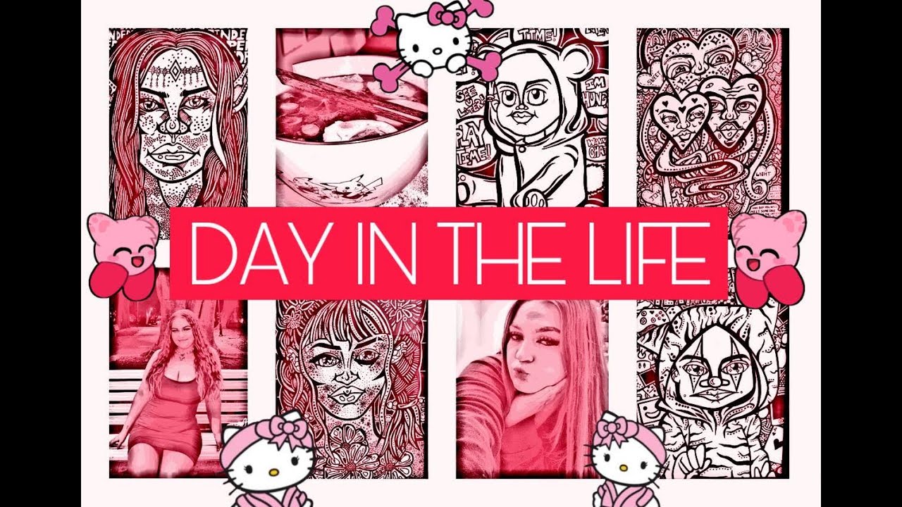 DAY IN THE LIFE! DRAWING & RAMEN (✿◠‿◠) | JESSDABABY