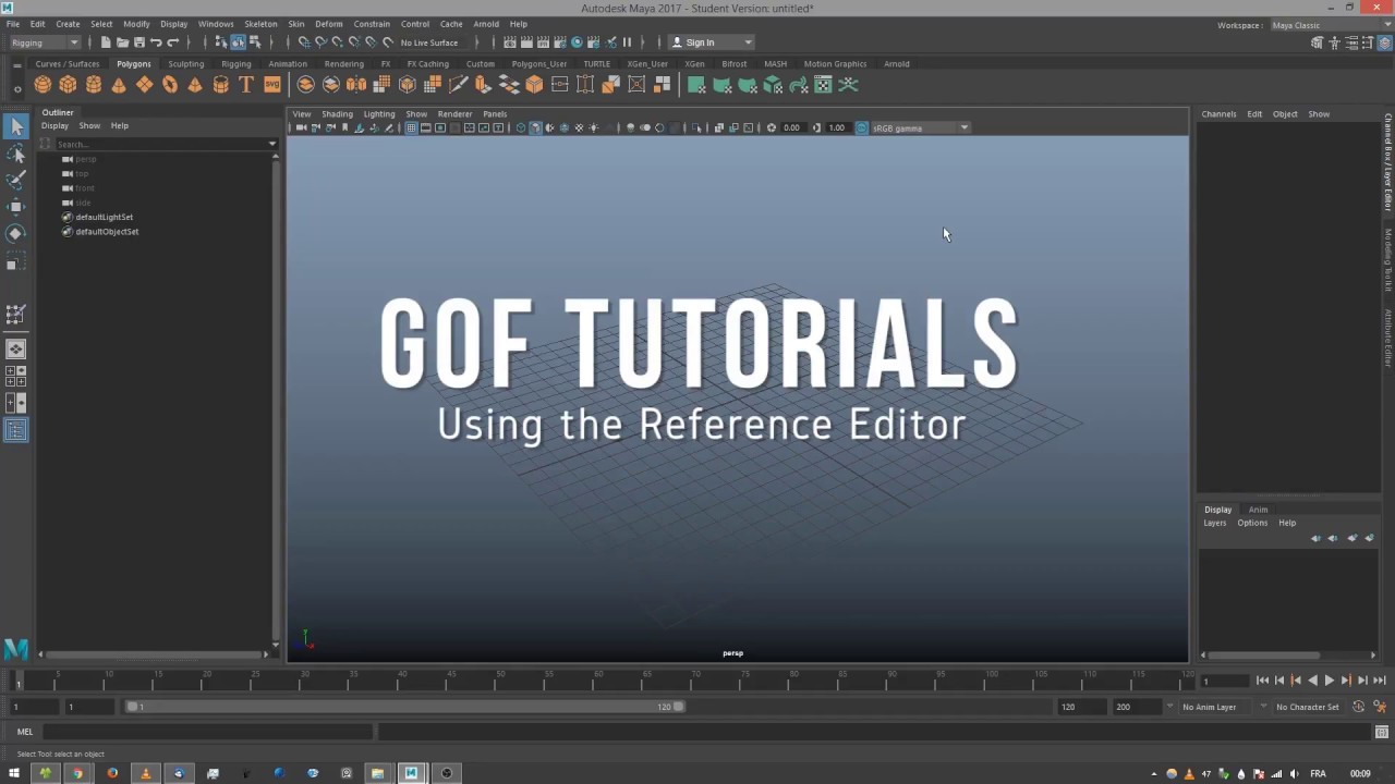 How to Import a Rig Using the Reference Editor