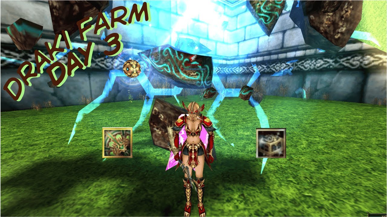 Draki Farm Day #3 / 4 Karakter 12 Tur Draki Tower / #knightonline