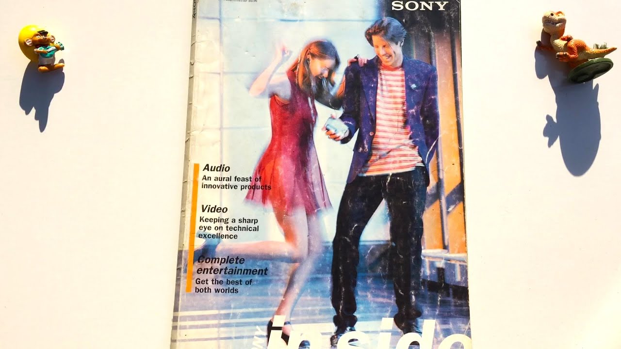 Sony Catalog 1995/1996 in side English