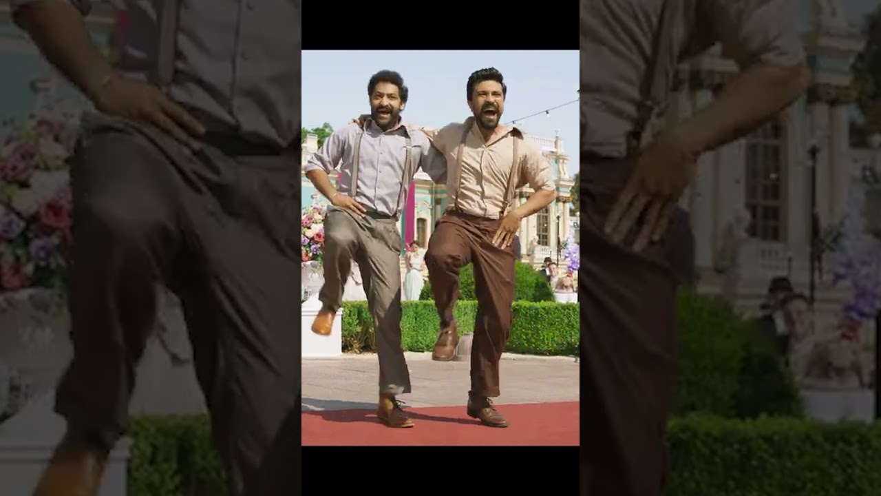 NAATU NAATU SONG:NTR, RAMCHARAN DANCE STEP:#rrrmovie