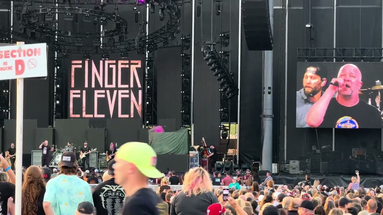 Finger Eleven - July 23, 2024 - One Thing - Hersheypark Stadium, Hershey PA (opener for Creed)