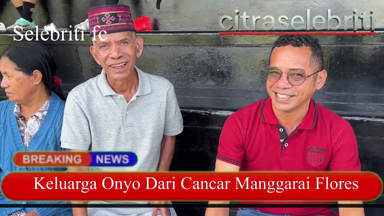 Onyo Main Bola Dengan Selebriti FC, Keluarga Dari Cancar Manggarai Flores Turut Hadir di Lapangan 