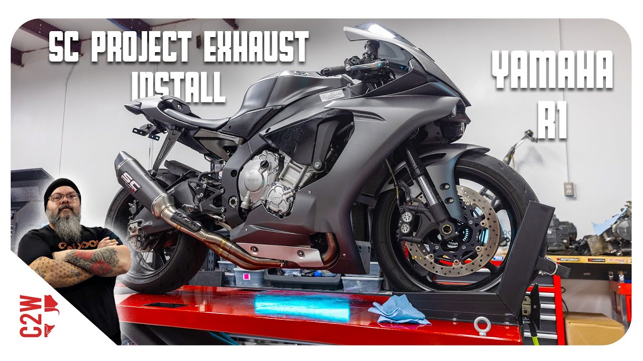 2016 Yamaha R1 |  Yoshi vs SC Project install | BTV #01