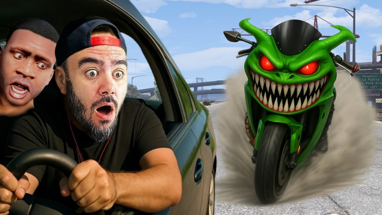 FRANKLIN ILE KANLI MOTORSIKLETI YAKALADIK - GTA 5 MODS