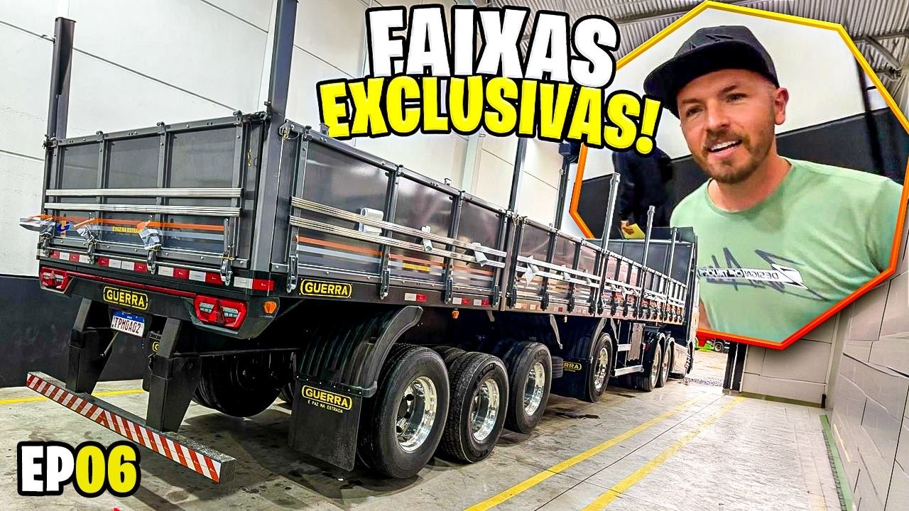 NOVAS FAIXAS NA CARRETA 😍 PROJETO EXCLUSIVO EP6