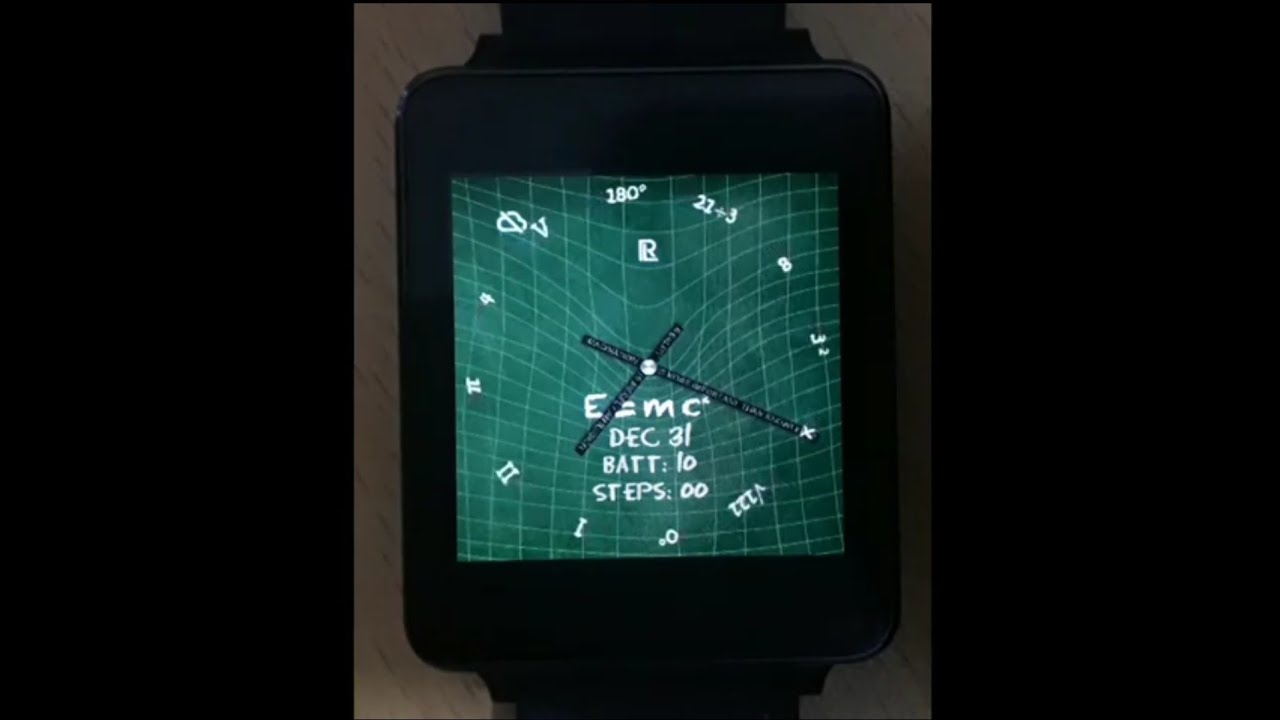 Albert Einstein Relativity Theory Watch Face