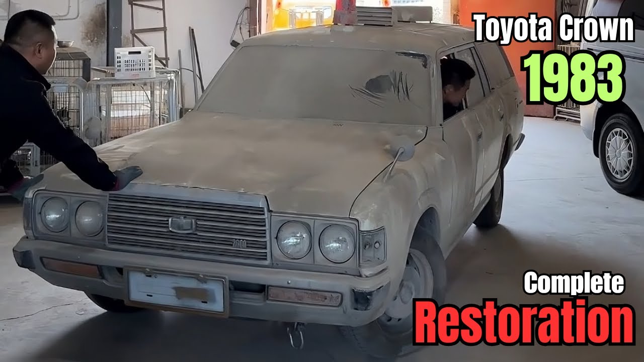 Полная реставрация Toyota Crown 1983 года | Вы не поверите, как эта Crown вернулась спустя 40 лет!