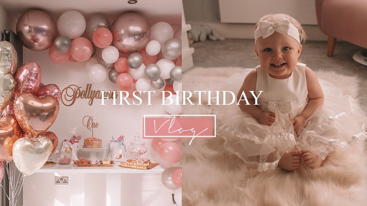 Baby's First Birthday | Balloon Arch, Cookie Number Cake, Decoration Ideas + Baby Sensory Party