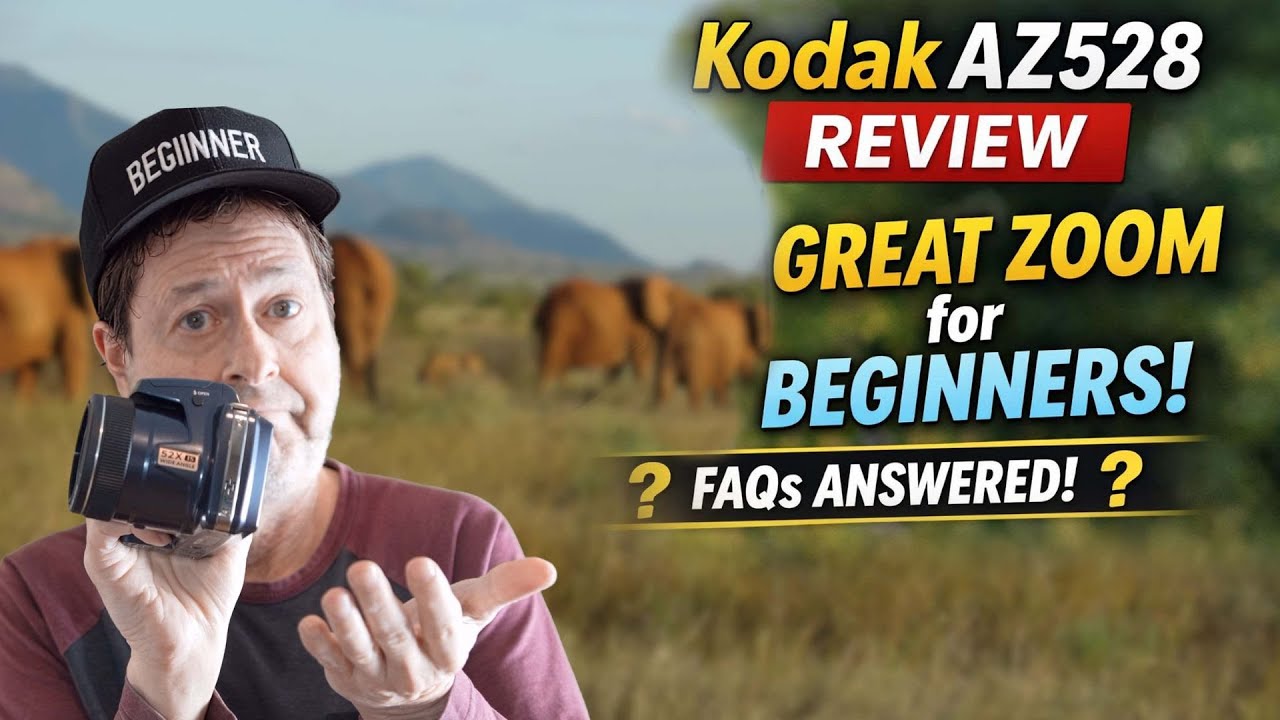 Фотоаппарат Kodak AZ528 с зумом, подходящий для начинающих? Как им пользоваться и ответы на часто...