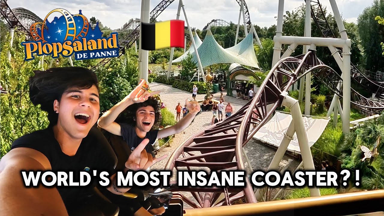 Is This the World's BEST Roller Coaster?! 🇧🇪 Ride to Happiness! Plopsaland De Panne Europe Tour 2024