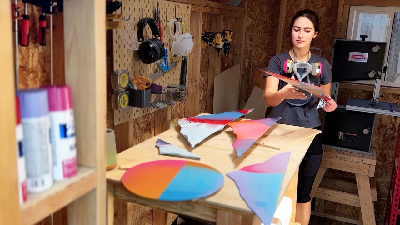 Making Glowing Mountain Art out of Plywood