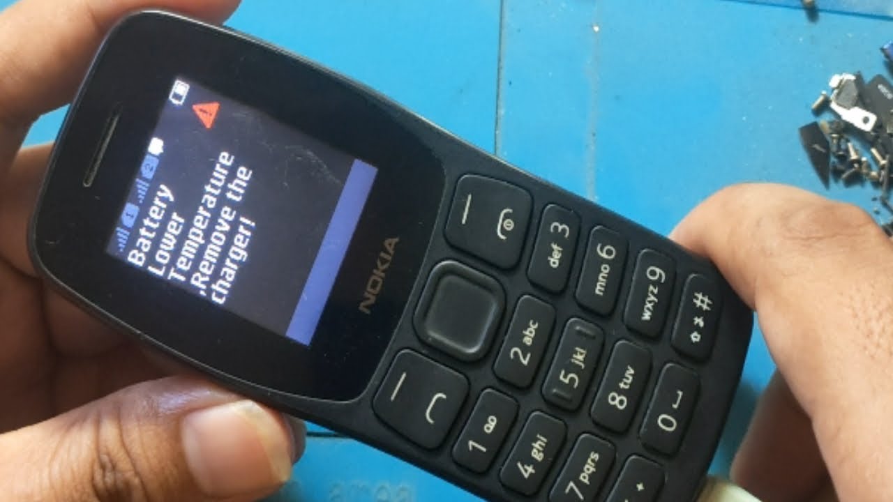 Solusi Battery Lower Temperature Remove The Charger HP Nokia105 TA-1465