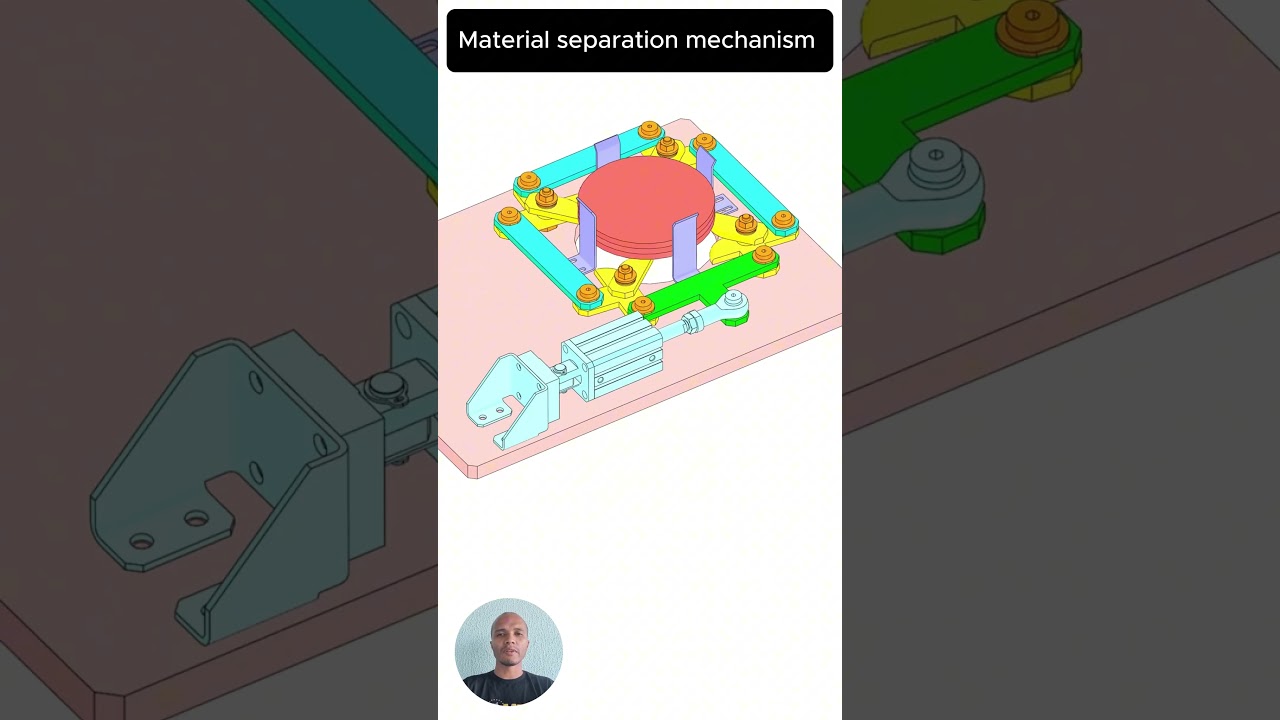 Material Separation Mechanism #mechanical #robot #mechanicalengineer #machine #mechanicalengineering