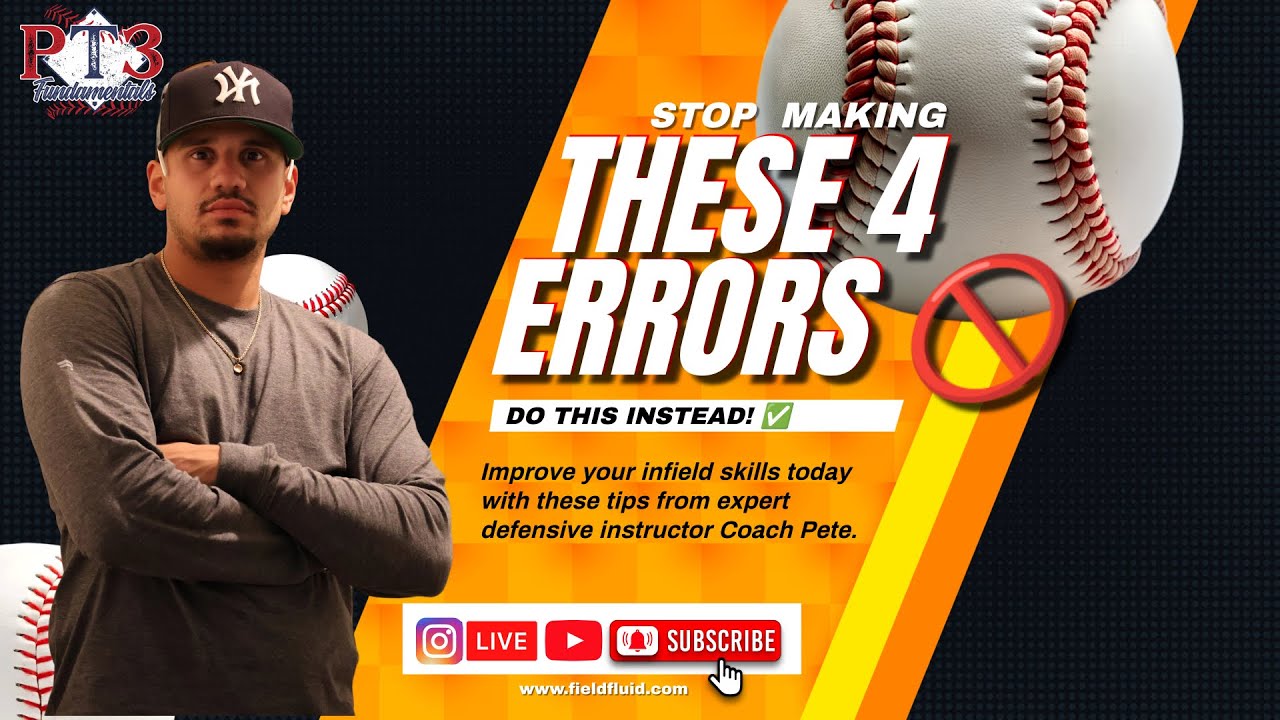 Fix these 4 MISTAKES and become a ELITE infielder! 🧠⚾️
