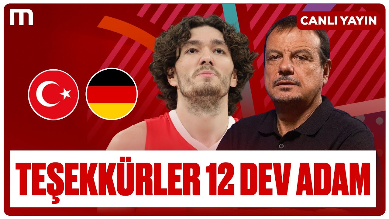 Teşekkürler! EuroBasket Finali Maç Sonu Özel Türkiye - Almanya | Riga'dan Canlı | Televizyon Molası