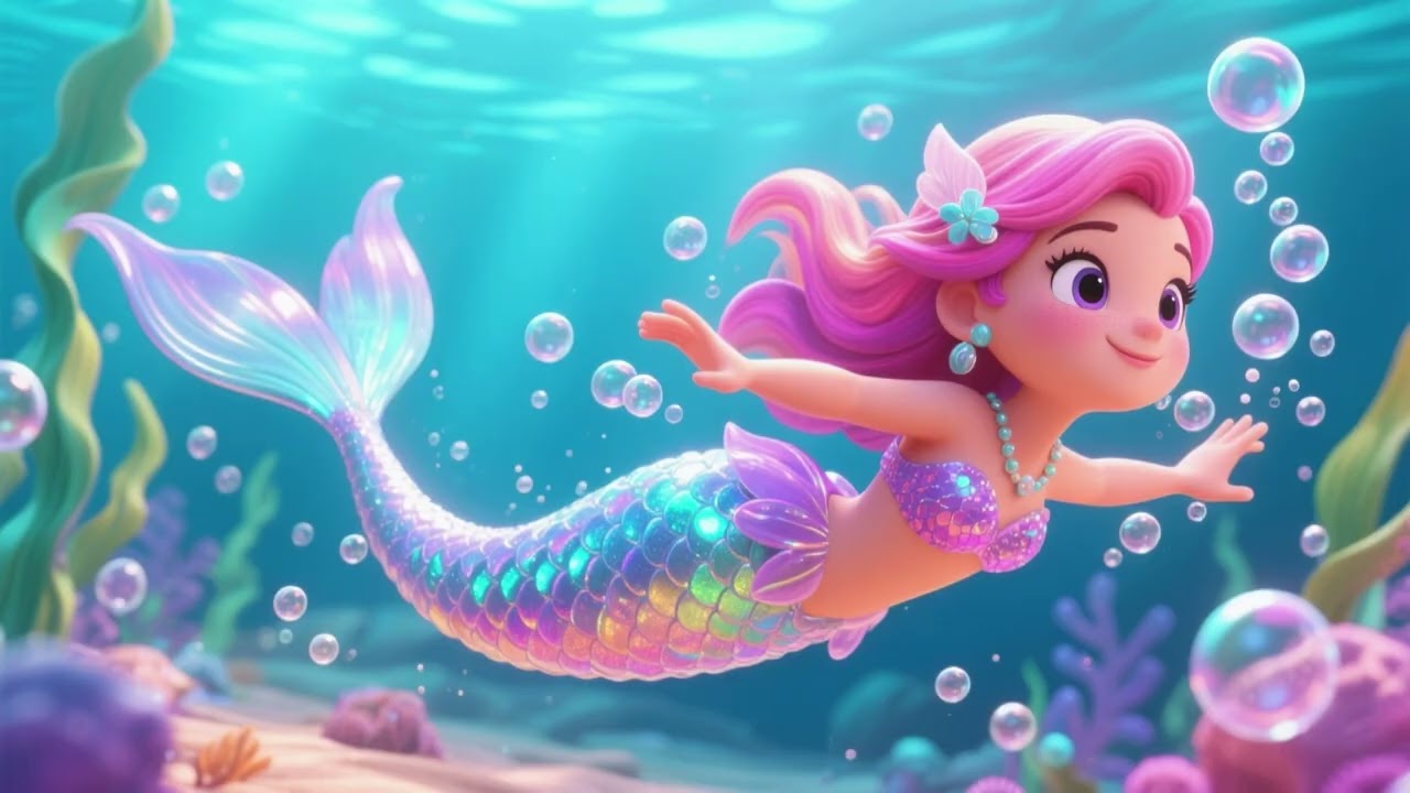 Bubble Mermaid Swim | Nursery Rhymes & Kids Songs