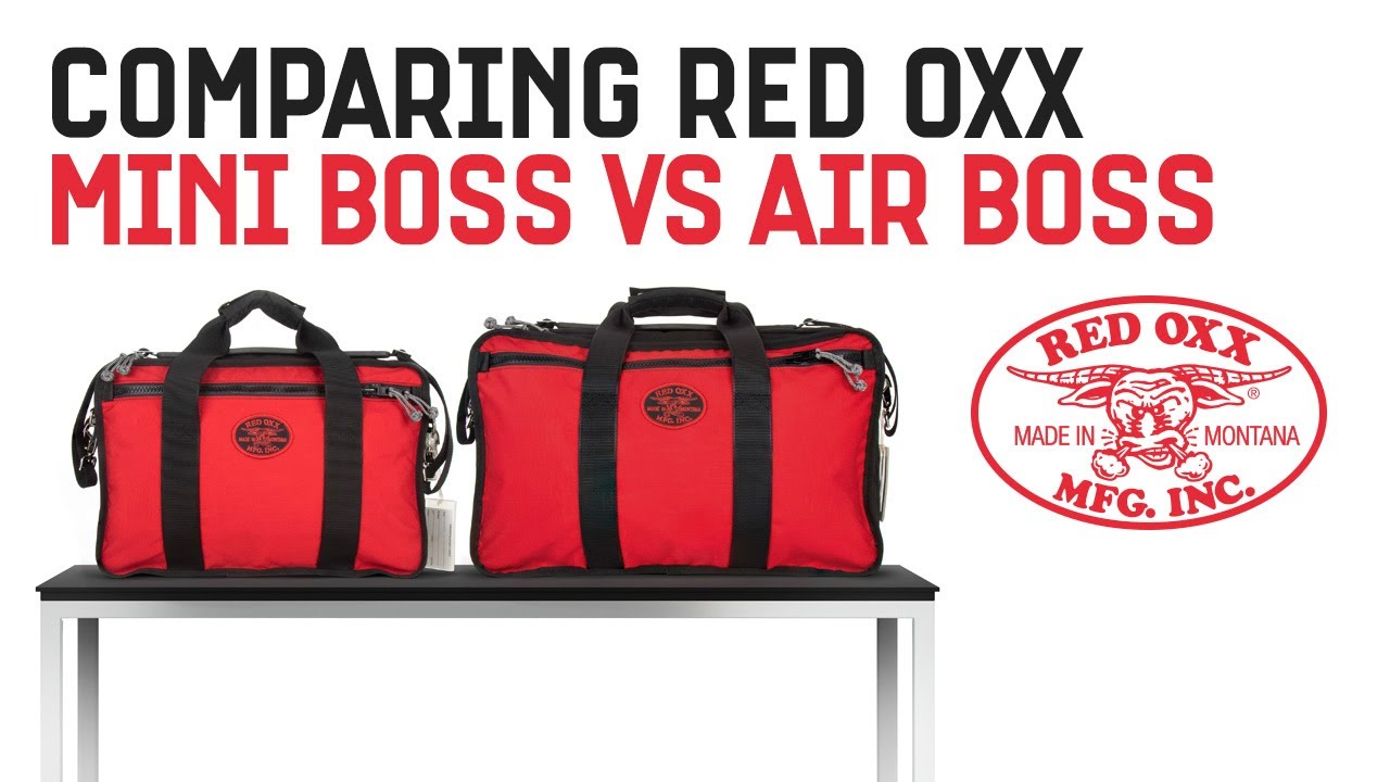 Comparing the Red Oxx Air Boss Vs. Mini Boss Video