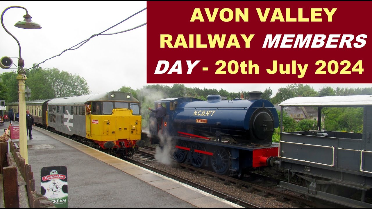 AVON VALLEY RLY:Diesel & Steam freight train rides included on MEMBERS DAY-20/07/2024