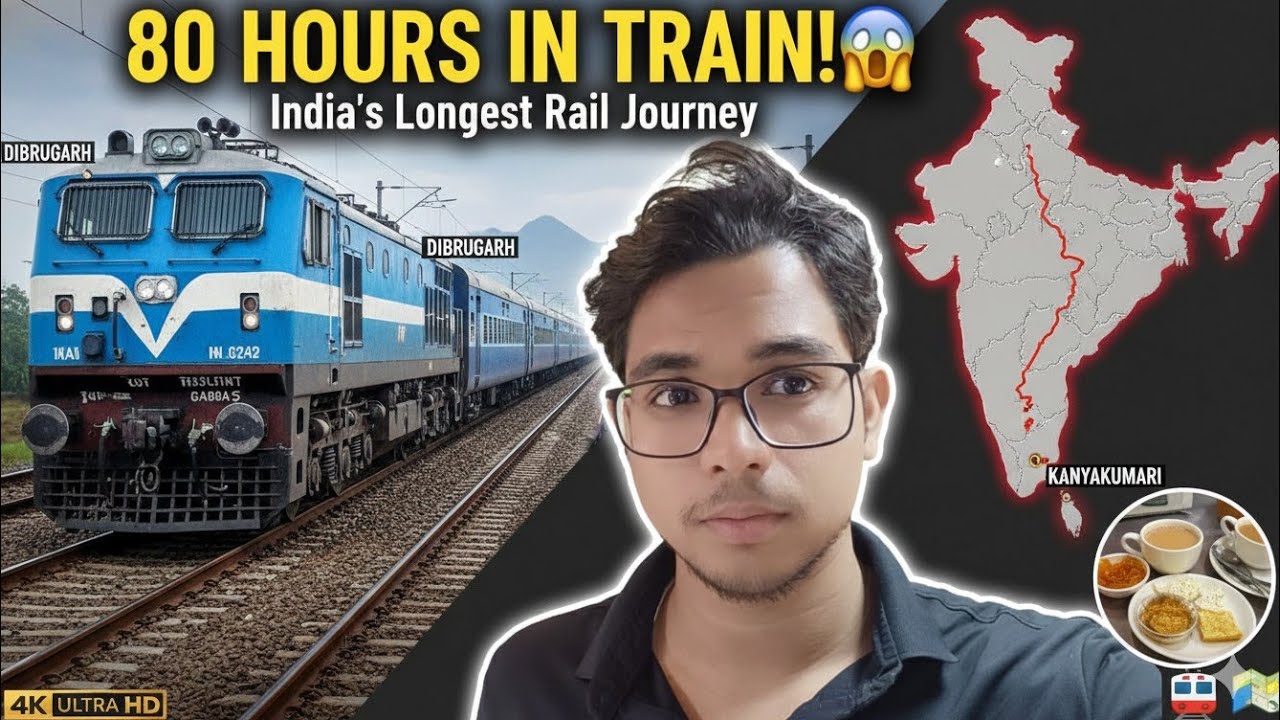 India’s Longest Train Journey 🚆 | Unlimited Fun, Vibes & Memories 😍