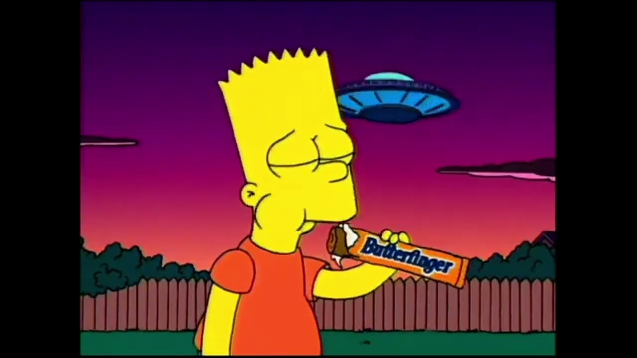 The Simpsons - Butterfinger ALL COMMERCIALS 2.0 (1988 - 2001)